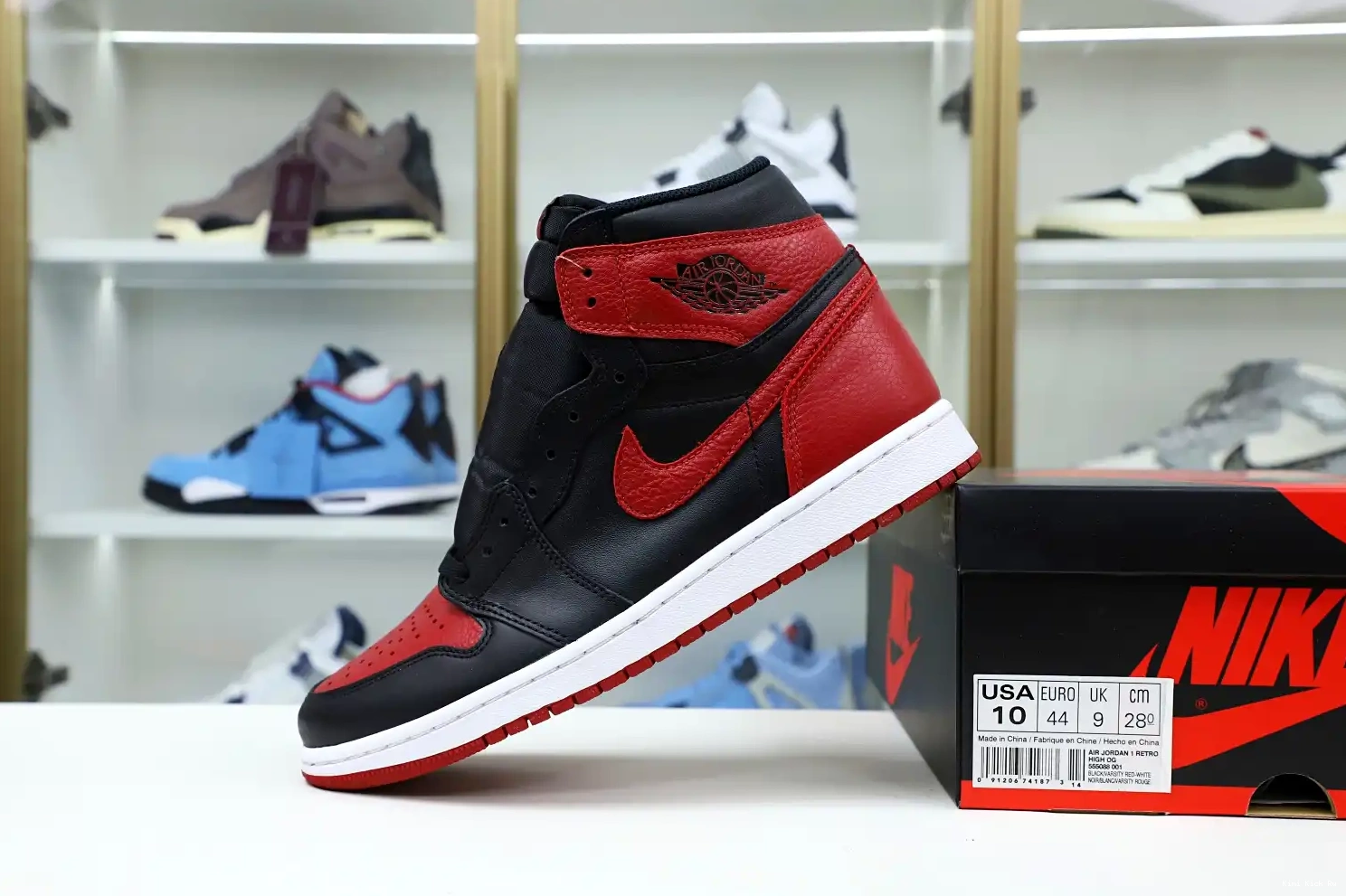 AIR RETRO 1 JORDAN HIGH 'BRED' OG Kimikick 0708